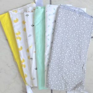 Pack of 6 receiving blankets